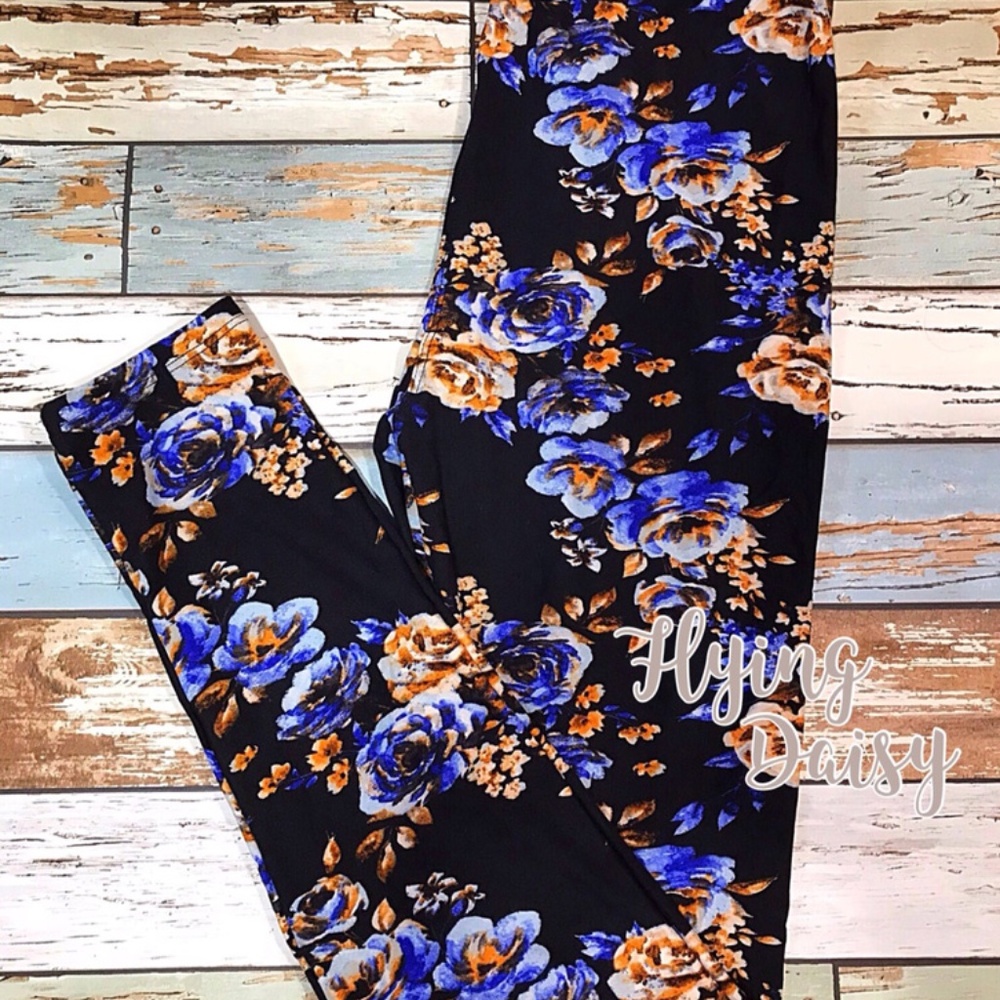 Brushed Peachskin Premium Floral Leggings